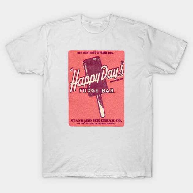 1950s Happy Days Fudge Bar T-Shirt by historicimage